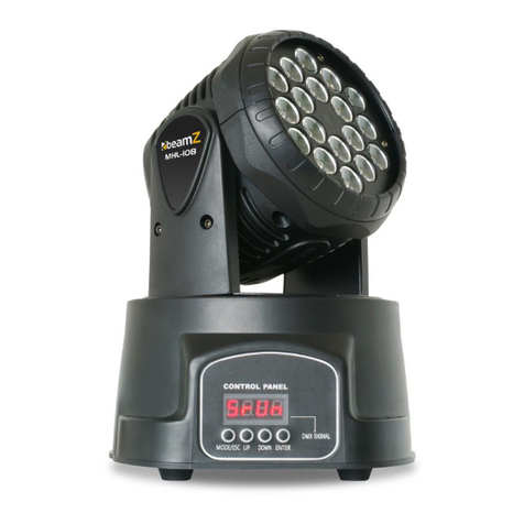 Beamz MHL108 MK3 User manual