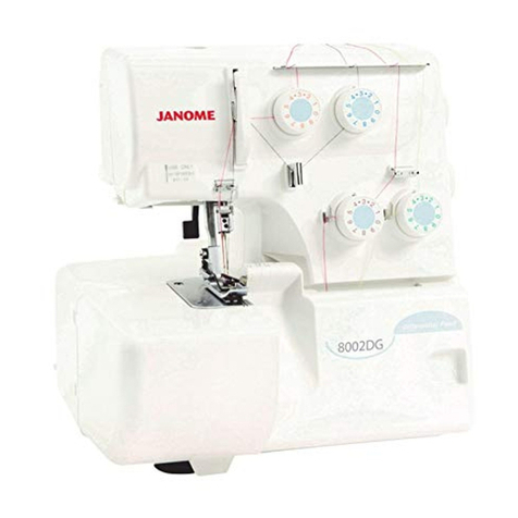 Janome 8002DG User manual