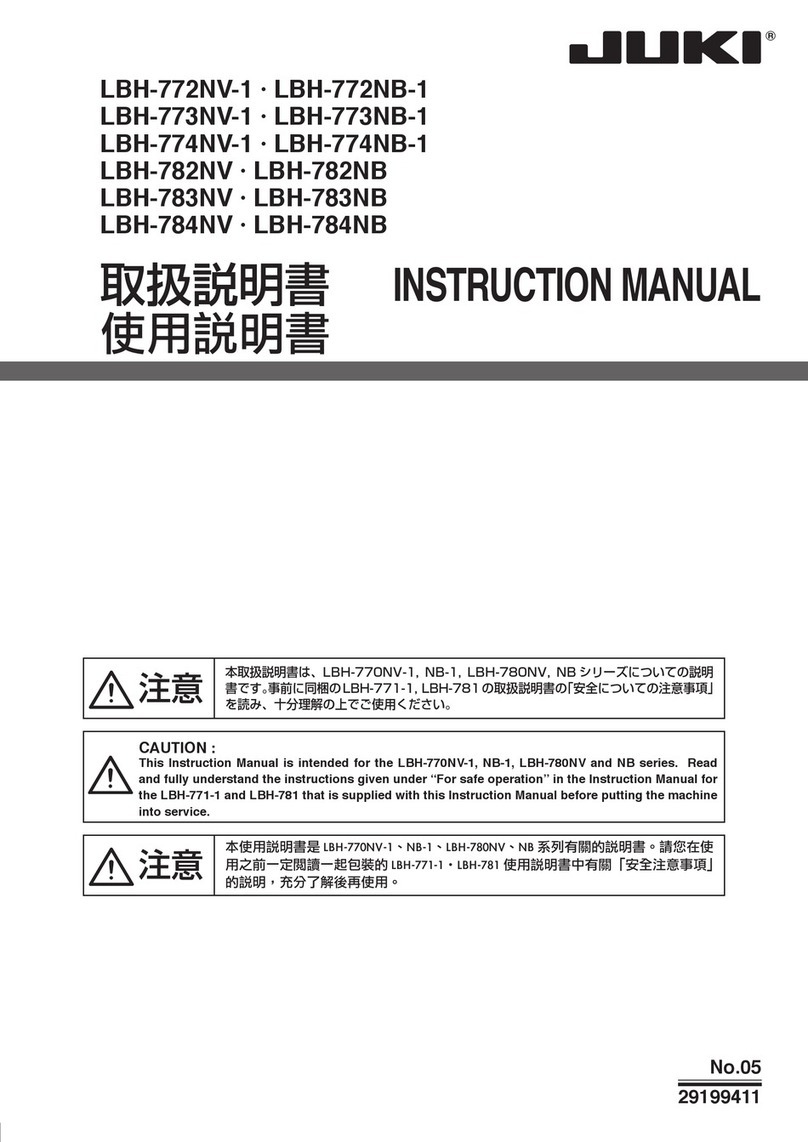 JUKI LBH-772NB-1 User manual