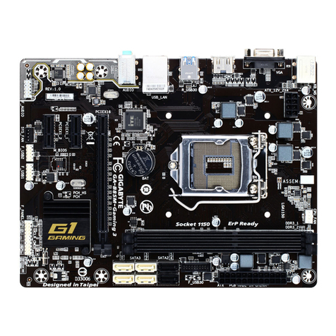 Gigabyte GA-B85M-Gaming 3 User manual