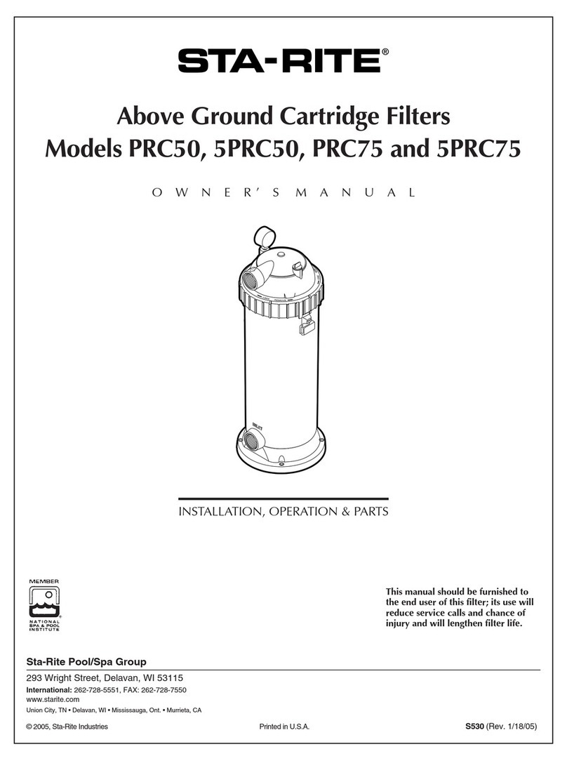 STA-RITE PRC50 User manual