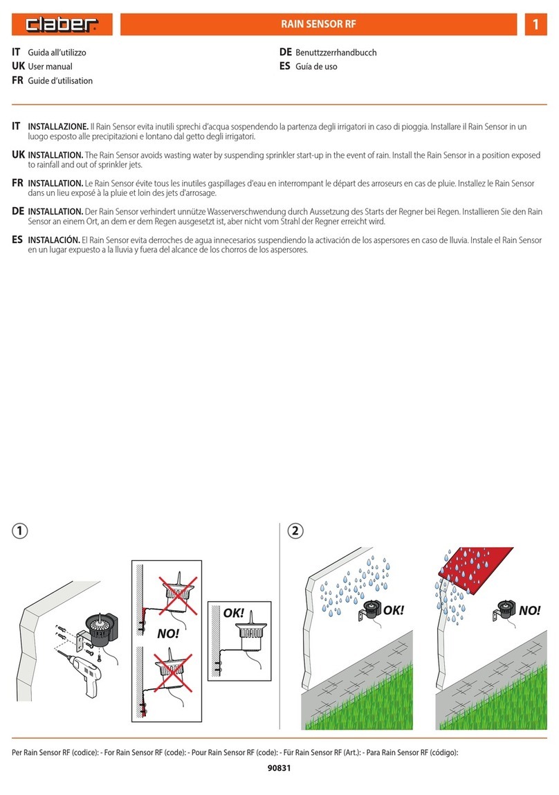 claber 90831 User manual
