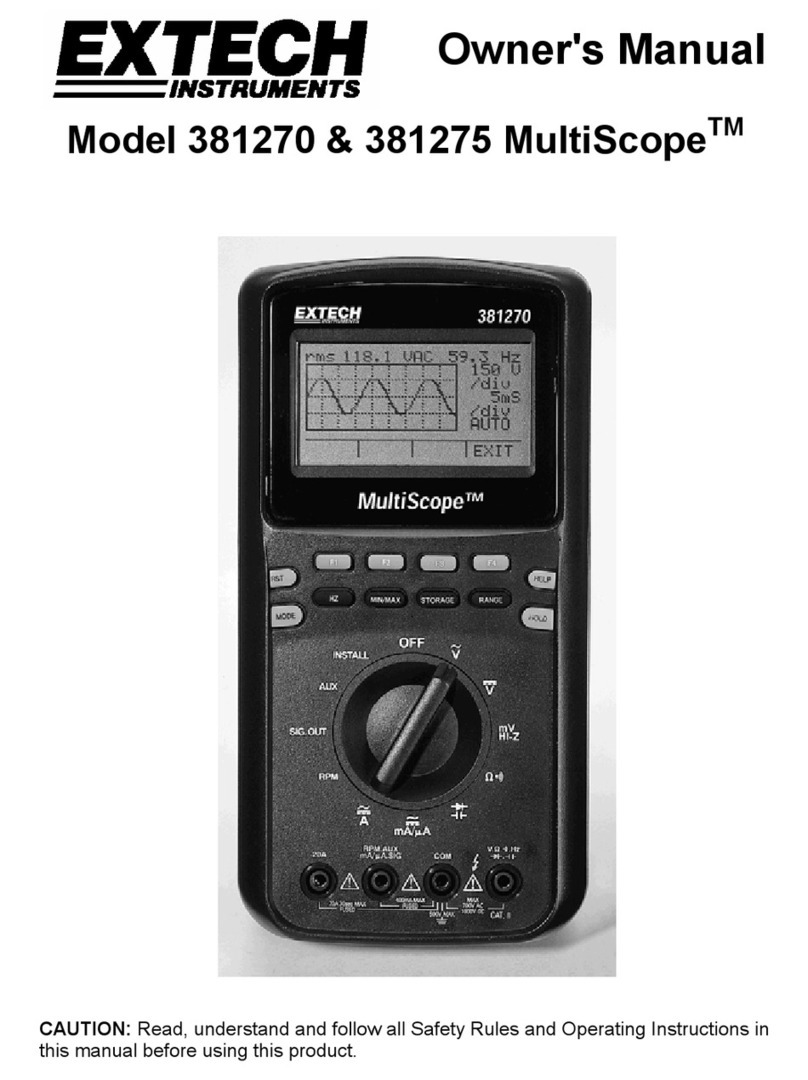 Extech Instruments MultiScope 381270 User manual