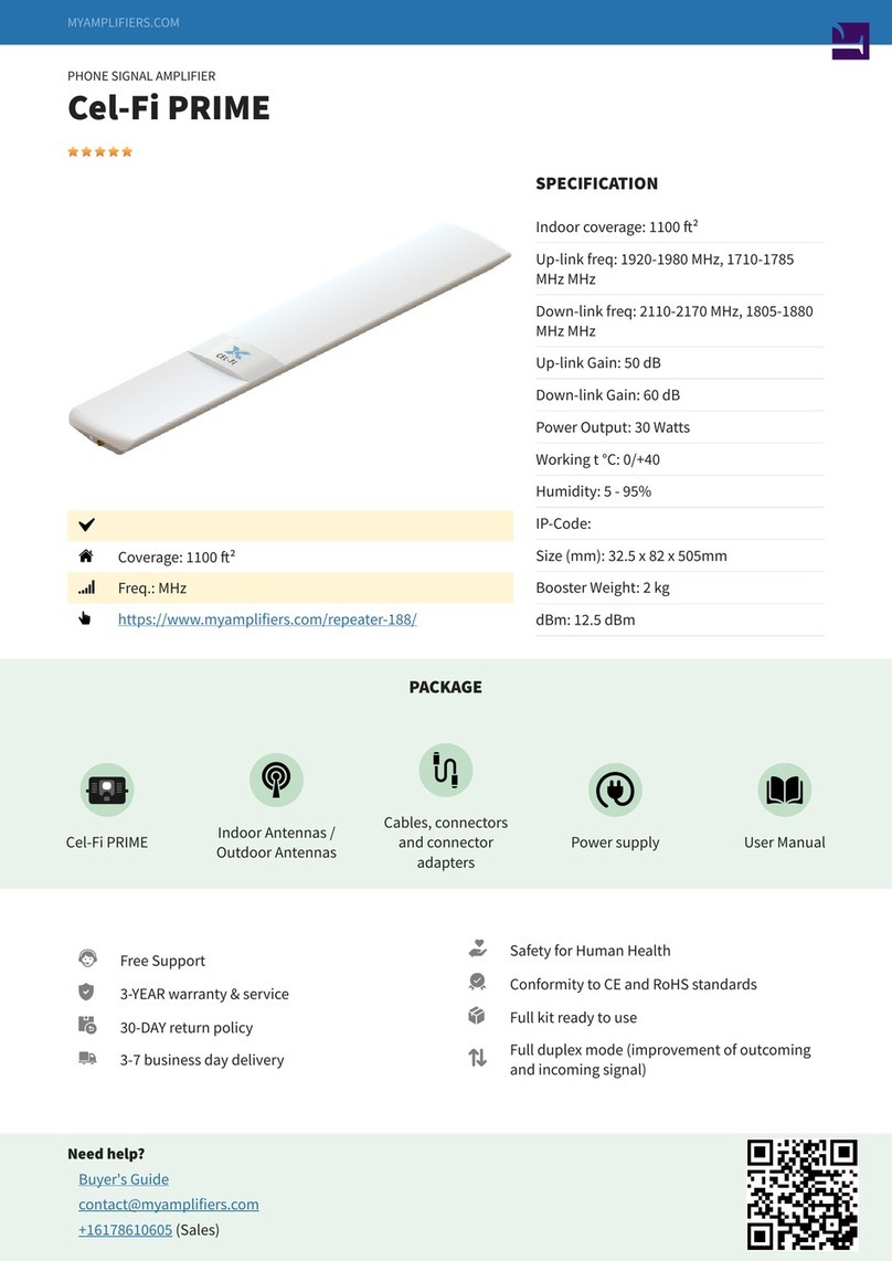 NEXTIVITY Cel-Fi PRIME quick start guide
