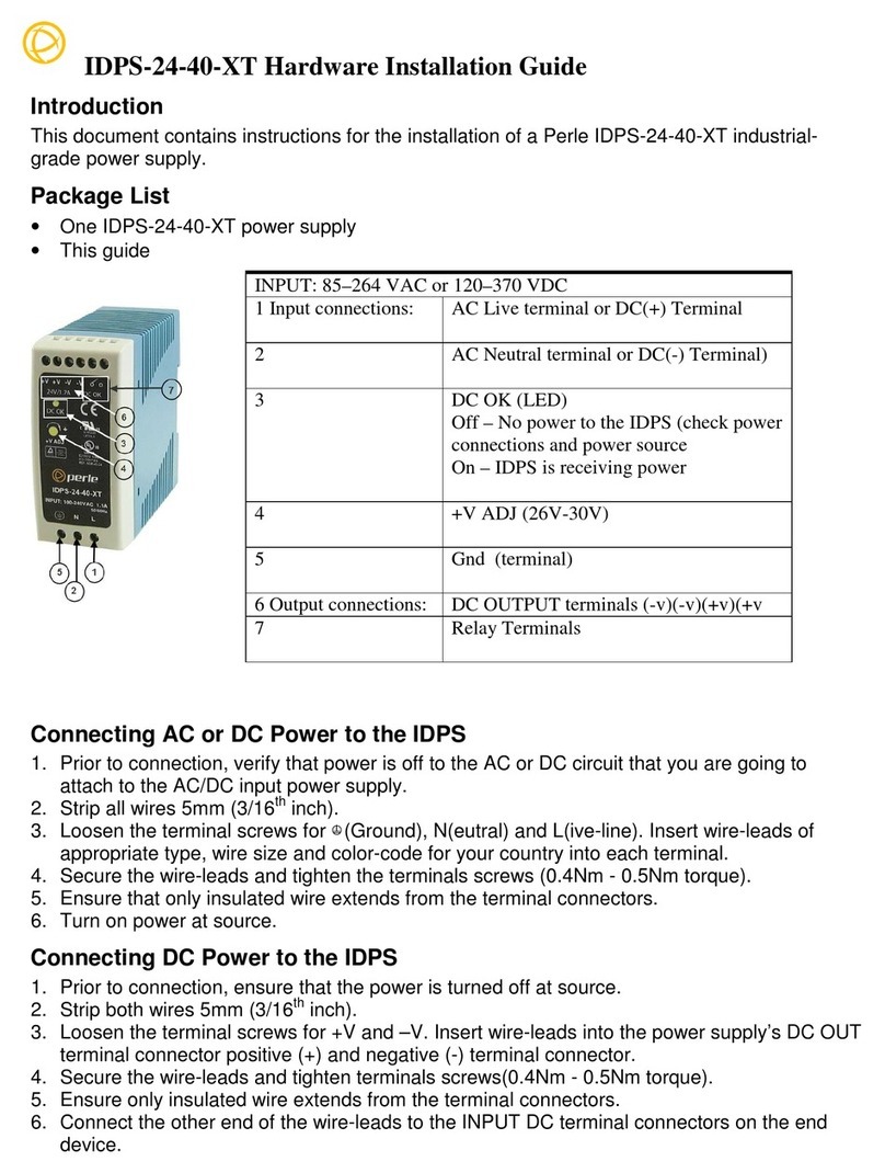 Perle IDPS-24-40-XT Manual