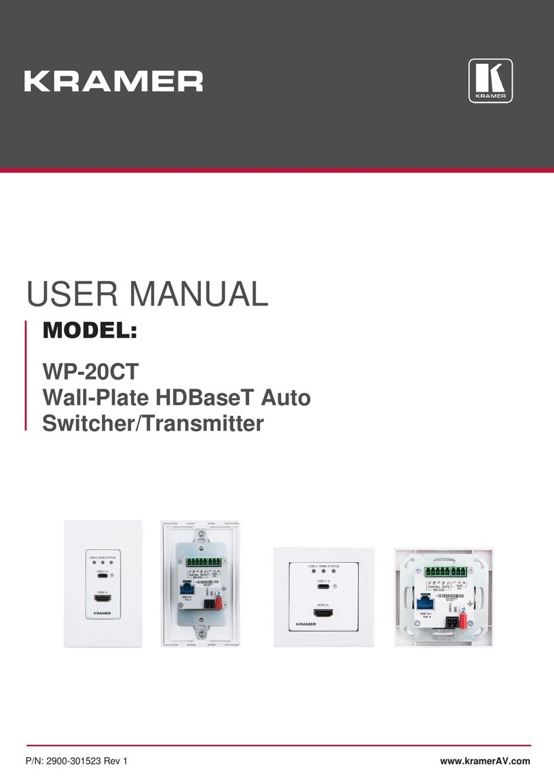 Kramer WP-20CT user manual