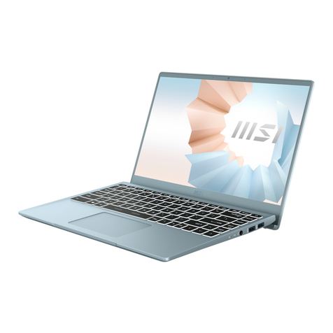 MSI Modern 14 User manual