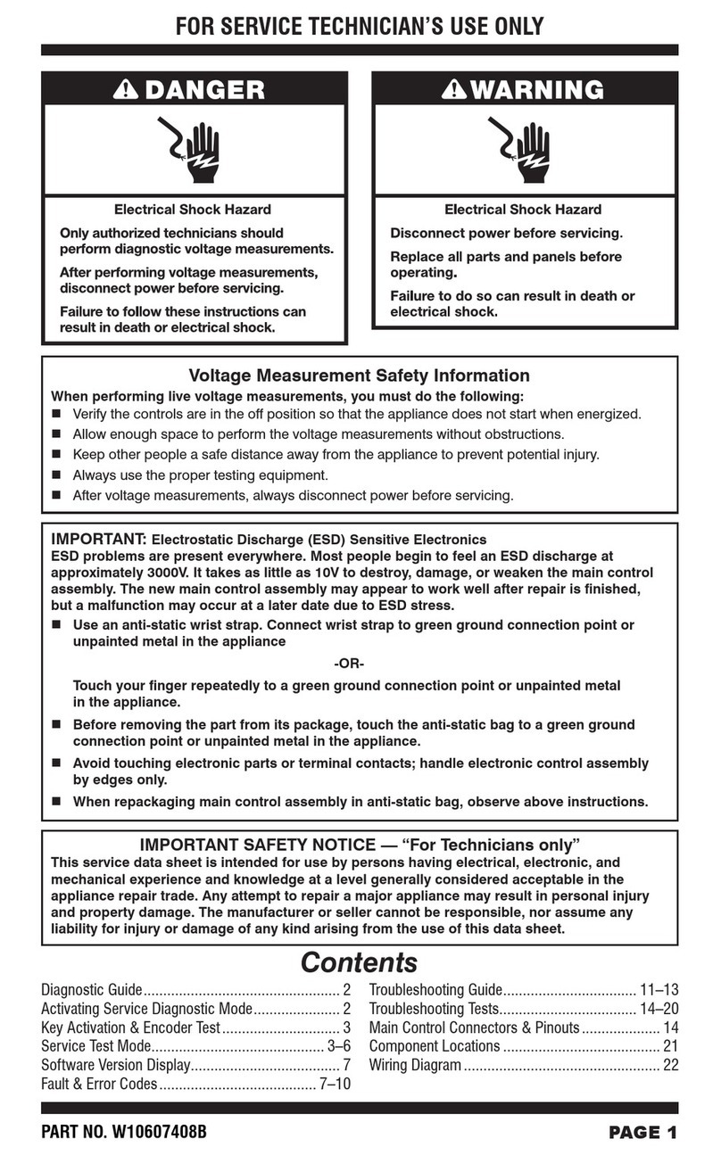 Whirlpool W10607408B User manual