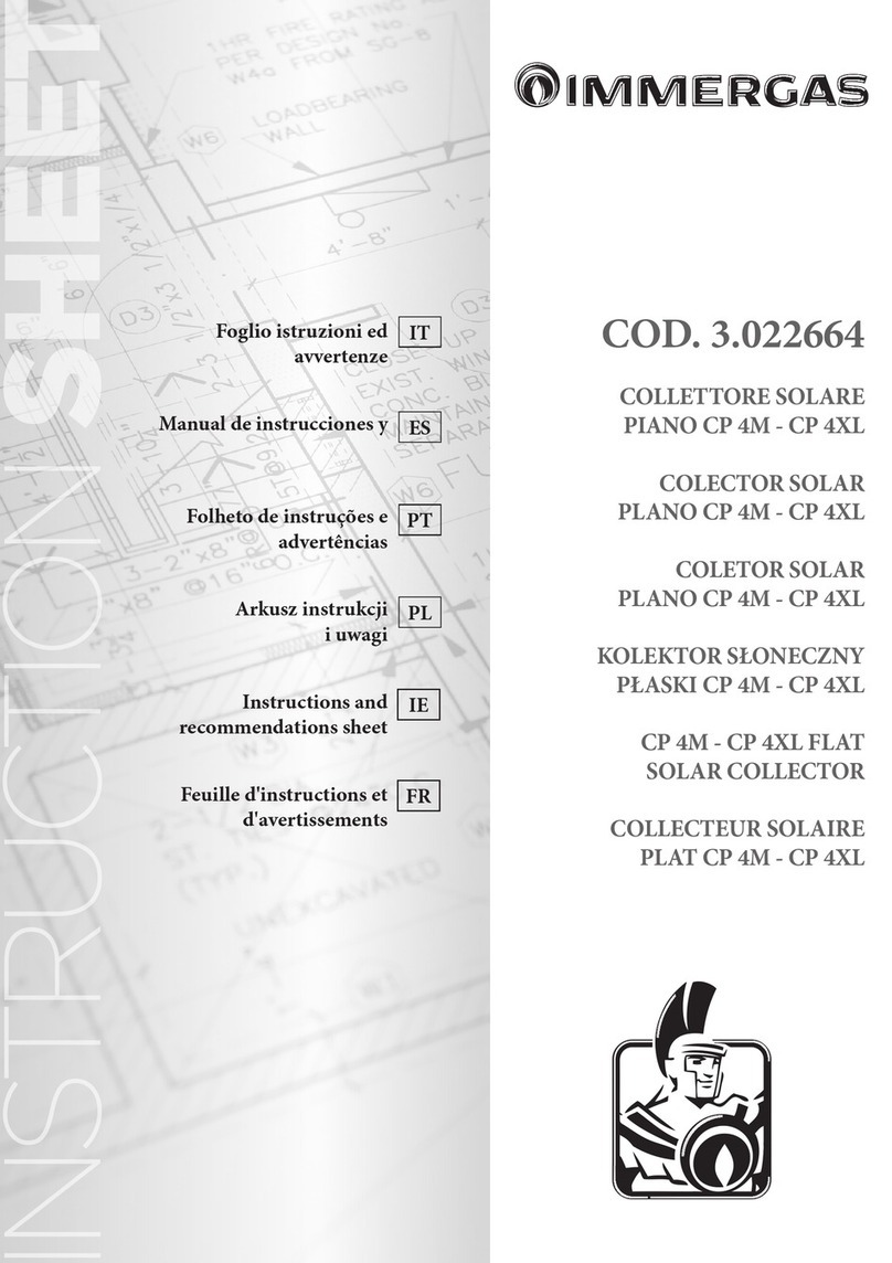Immergas CP4 M Operating instructions