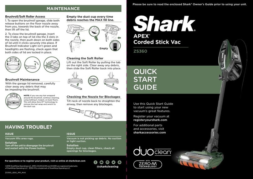 Shark APEX ZS360 User manual