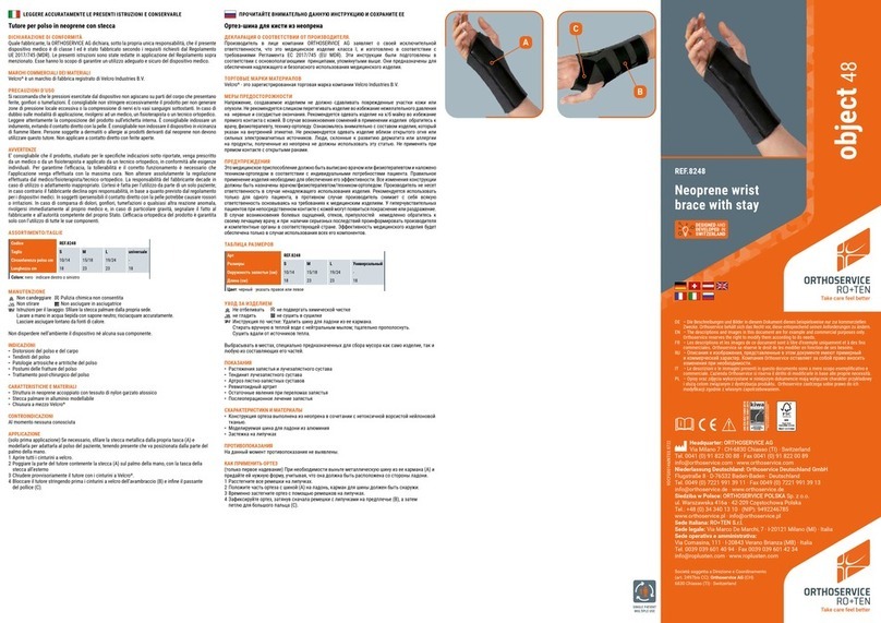 ORTHOSERVICE RO+TEN Object 48 quick start guide