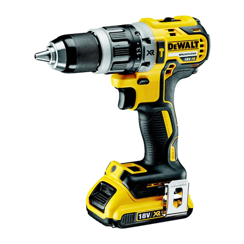 DeWalt XR LI-ION DCD796M2 Original instructions