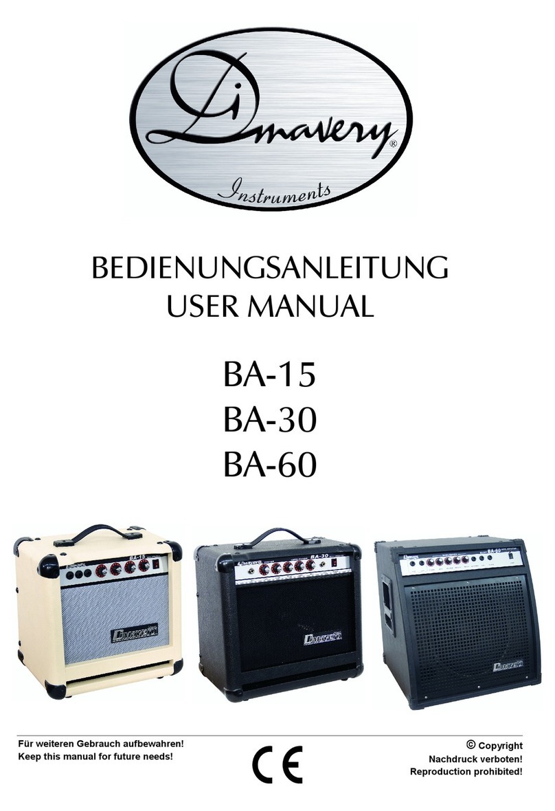 Dimavery BA-15 user manual