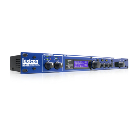 Harman Lexicon MX400 user guide