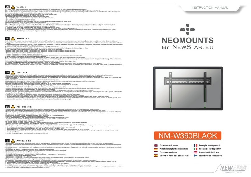 New Star Computer Products NeoMounts NM-W360BLACK instruction manual