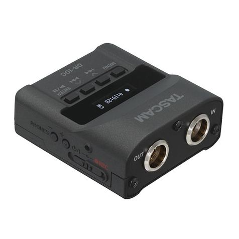 Tascam DR-10CH owner's manual