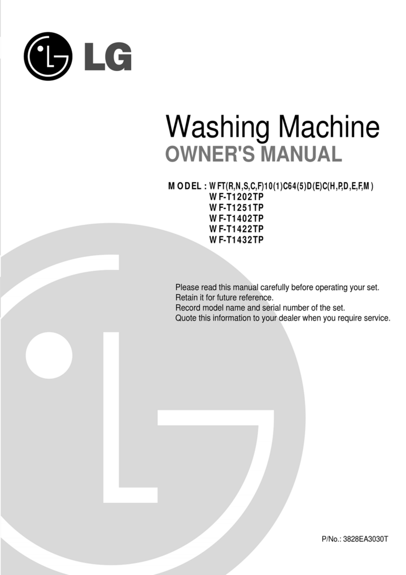 LG WFT10C64DC owner's manual