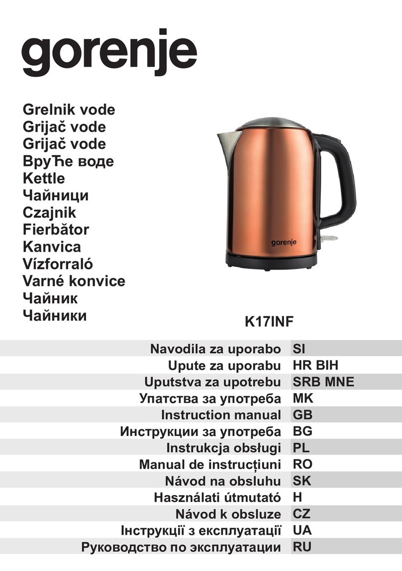 Gorenje K17INF User manual Gorenje K17INF User manual