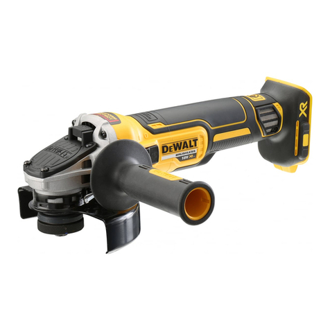 DeWalt XR LI-ION DCG405NT User manual