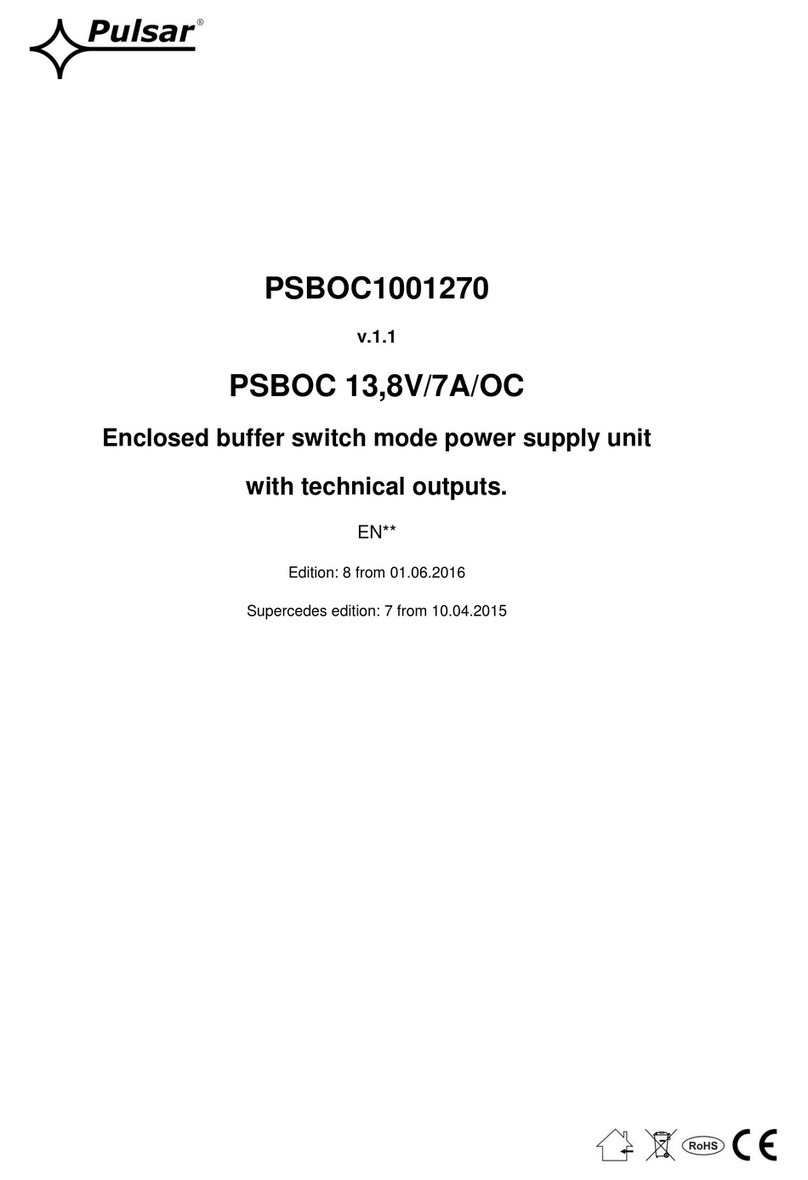 Pulsar PSBOC1001270 quick start guide