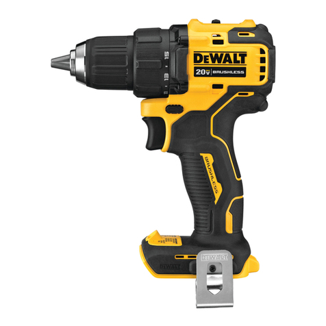 DeWalt XR LI-ION DCD709D2T manual