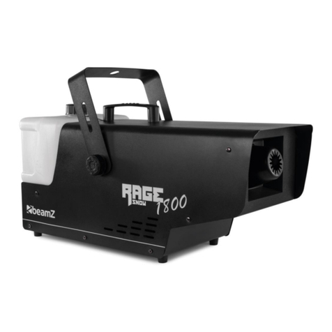 Beamz Rage 1800 Snow User manual