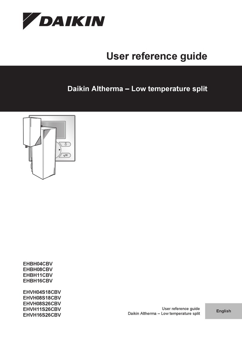 Daikin Altherma EHBH04CBV User reference guide Daikin Altherma EHBH04CBV User reference guide
