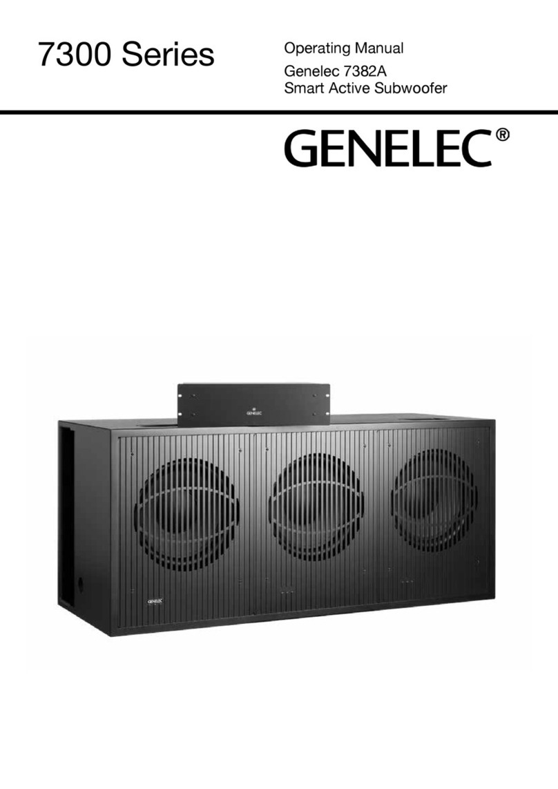 Genelec SAM 7300 Series User manual
