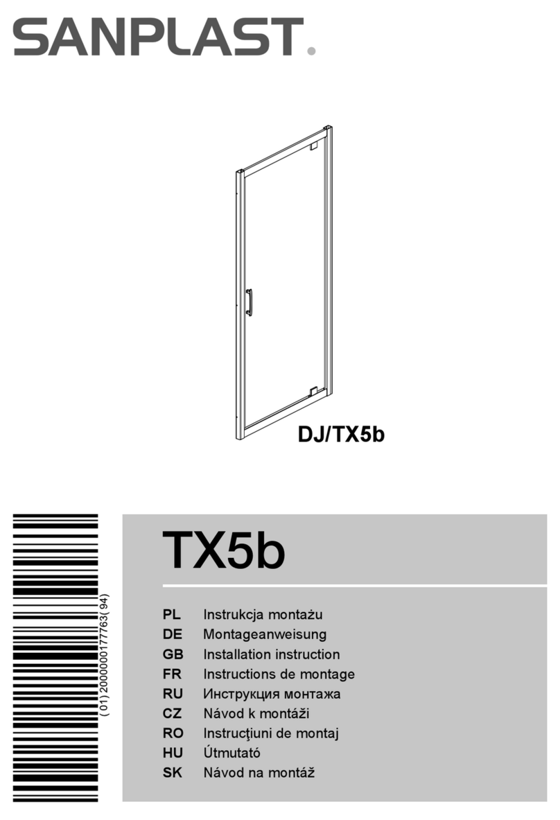 SANPLAST TX5b Series Installation instruction