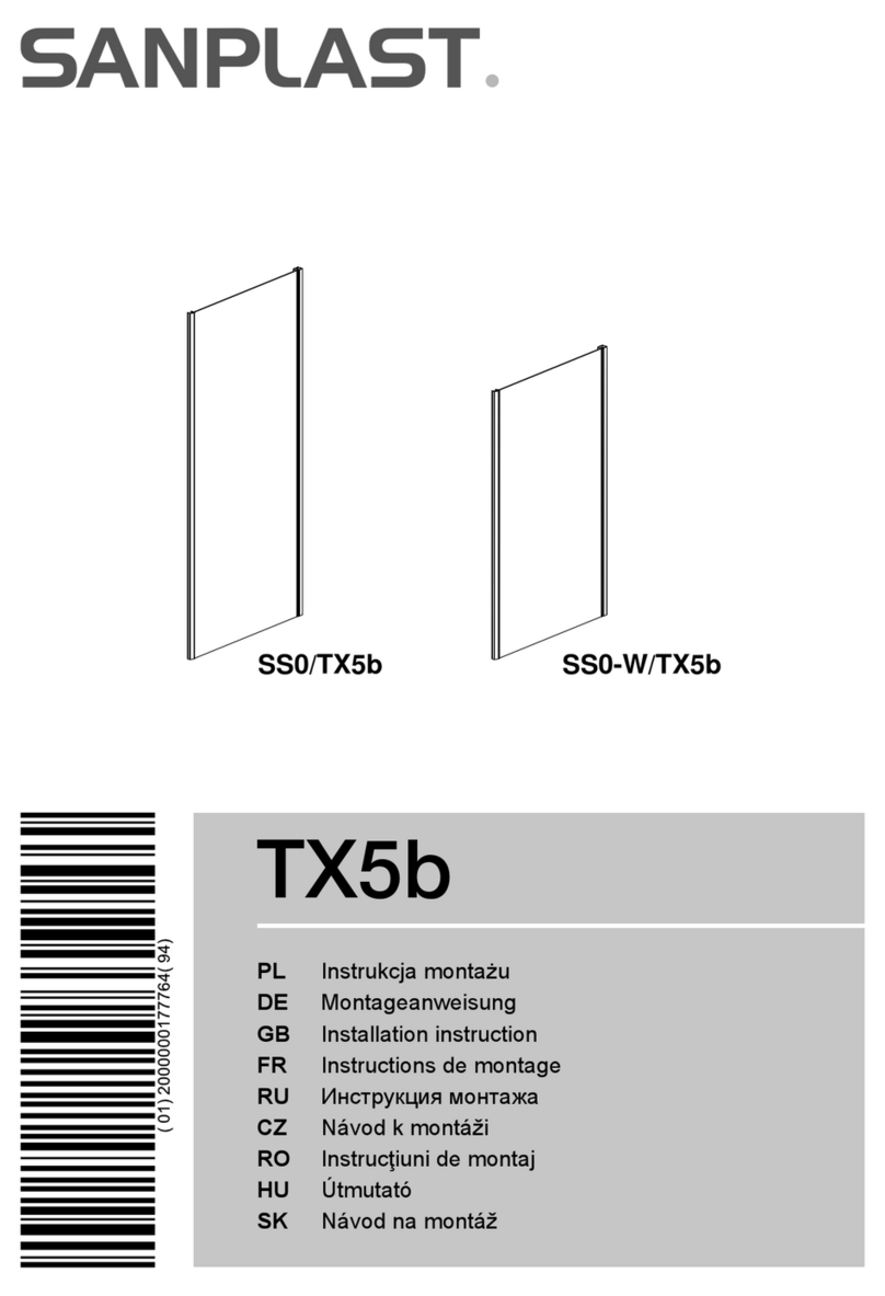 SANPLAST SS0/TX5b Installation instruction