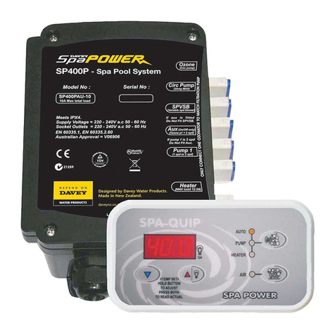 Spa-Quip SP400P User manual
