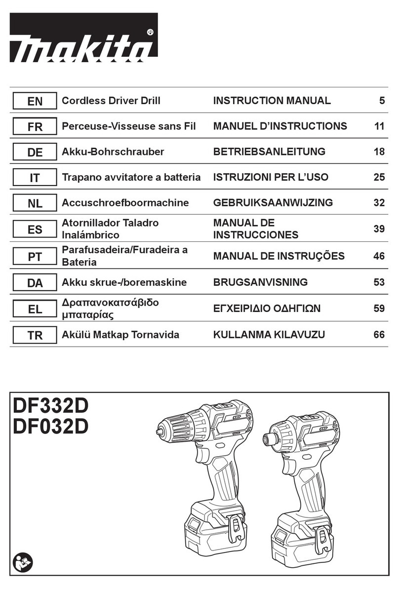 Makita DF032DSAJ User manual