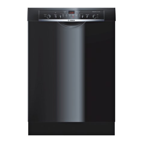 Bosch SHE3AR7 UC Series User manual