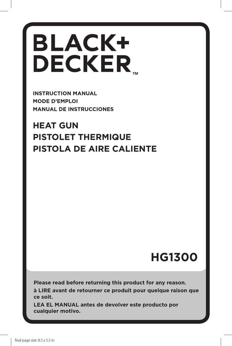 Black & Decker HG1300B User manual