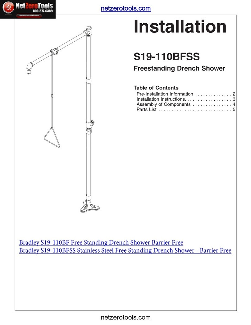 Bradley S19-110BFSS User manual