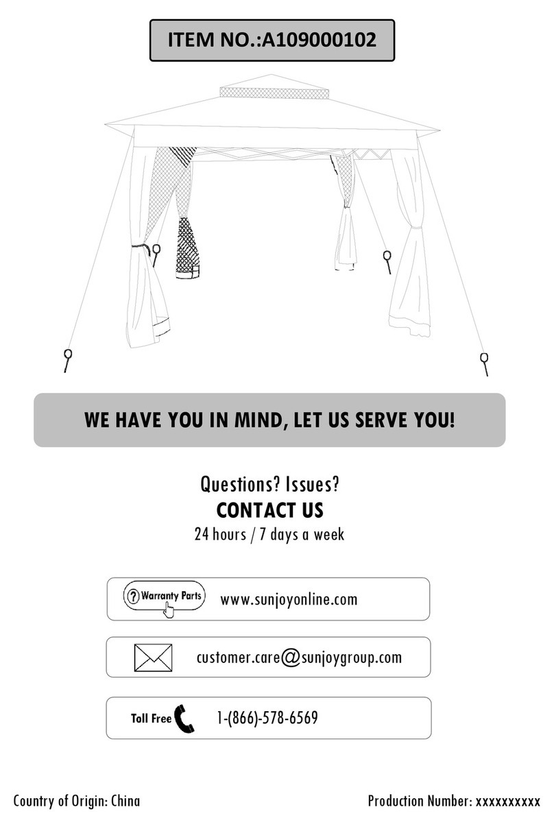 Sunjoy 169216 User manual