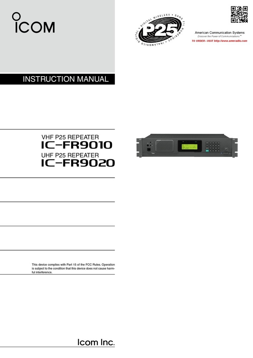 Icom FR9020 11 instruction manual