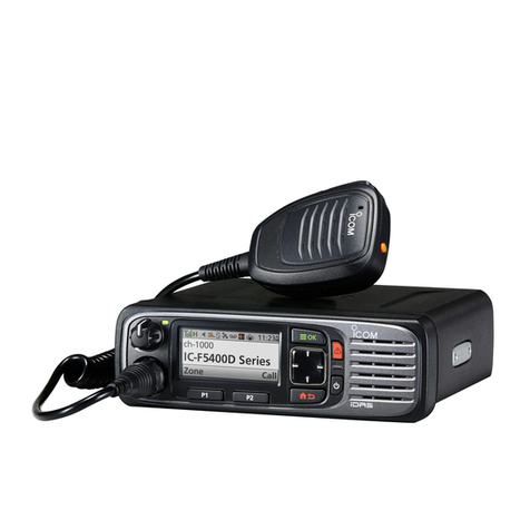 Icom F6400DS 11 User manual