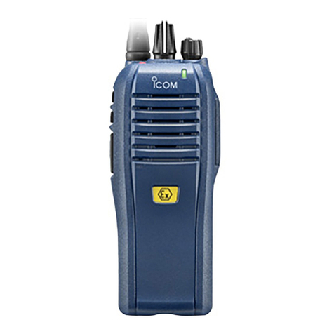 Icom IDAS F3201DEX 14 User manual