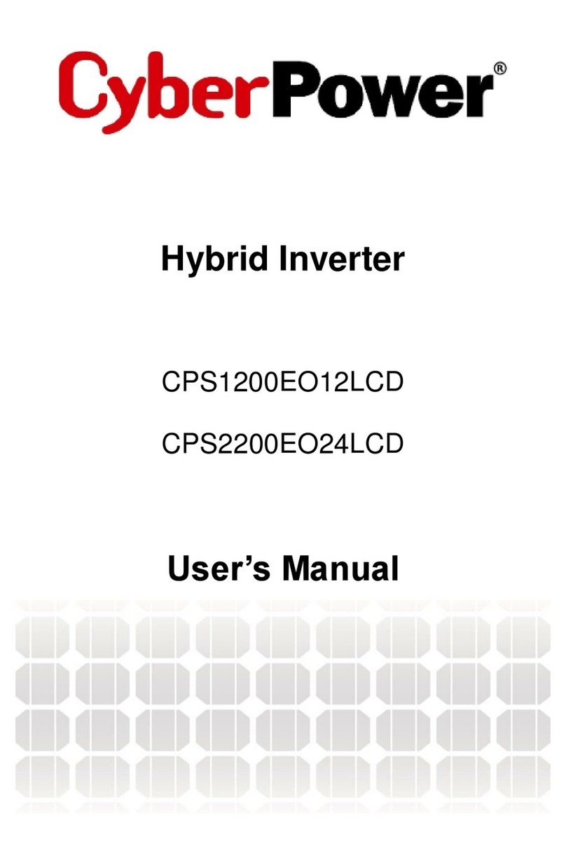 Cyber Power CPS1200EO12LCD user manual