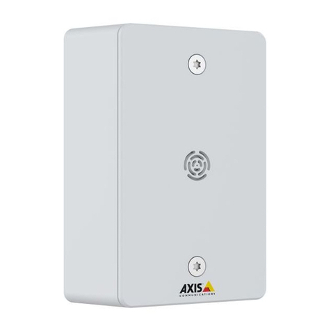 Axis TU1001-VE User manual