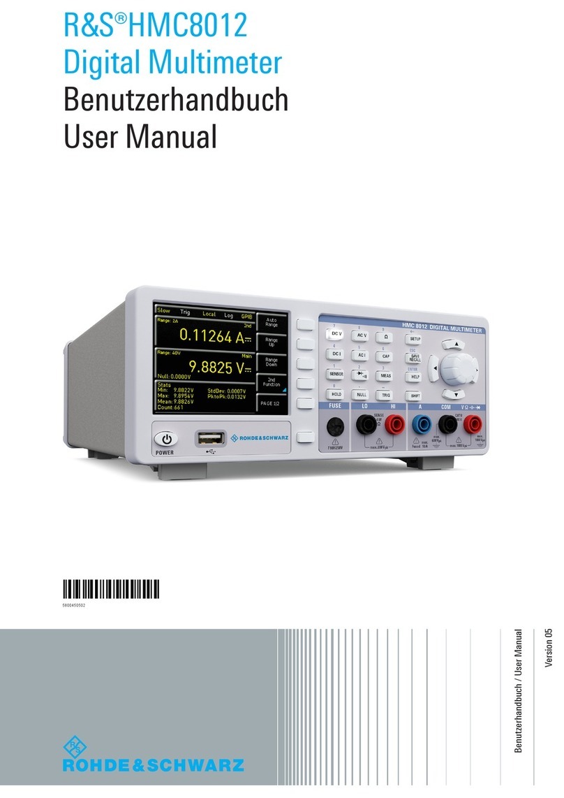 Rohde & Schwarz HMC8012G user manual