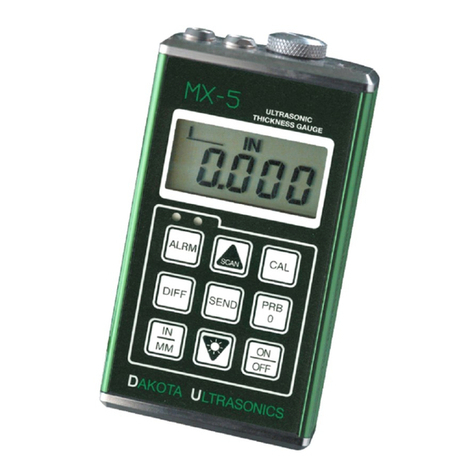 DAKOTA ULTRASONICS MX-5-C User manual DAKOTA ULTRASONICS MX-5-C User manual
