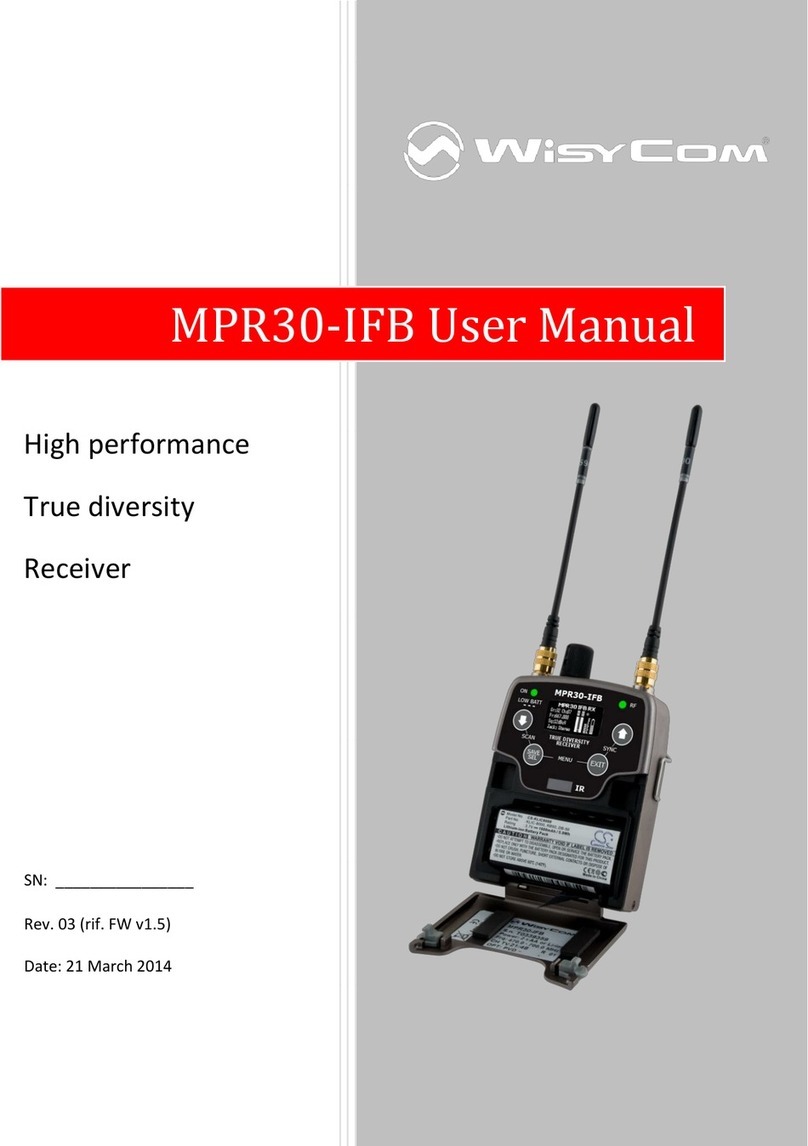 WisyCom MPR30-IFB user manual