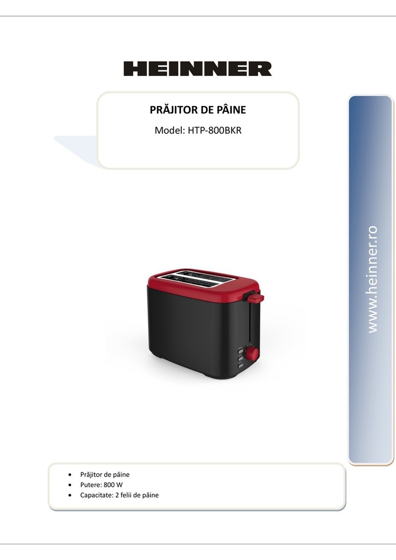 Heinner HTP-800BKR manual
