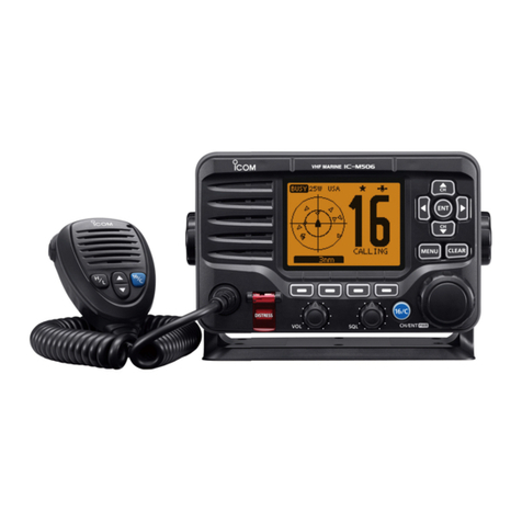 Icom M506 31 User manual