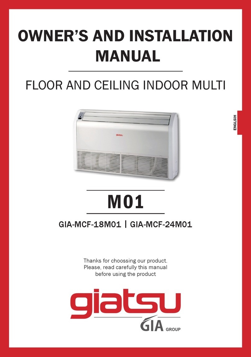 GIA GIA-MCF-18M01 Service manual
