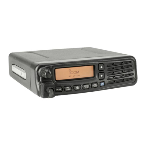Icom A120BE Installation instructions