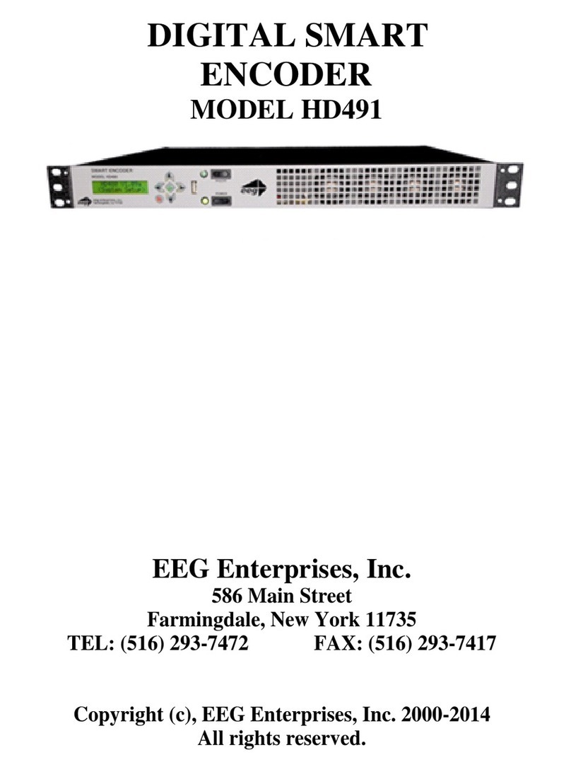 EEG 491 Series manual
