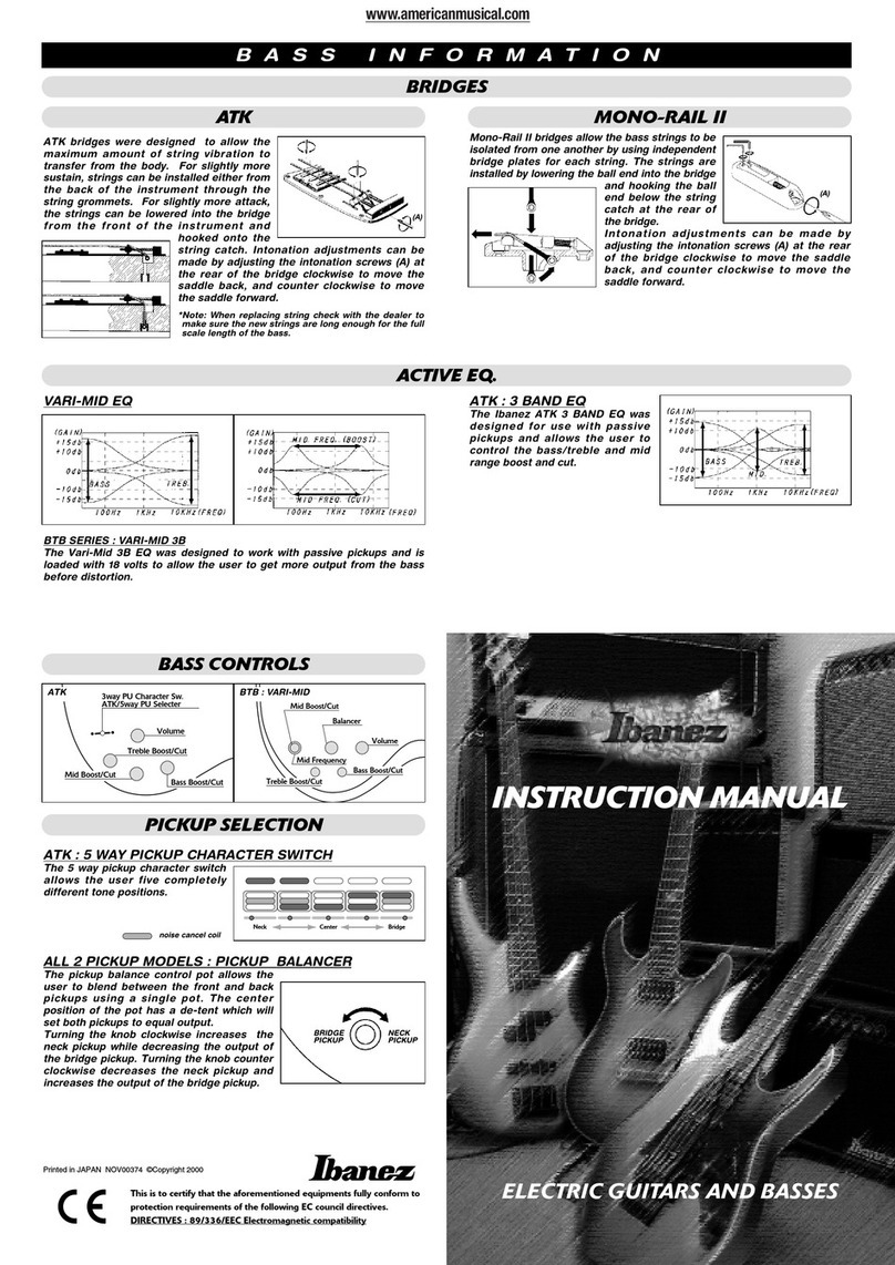 Ibanez ART100L instruction manual